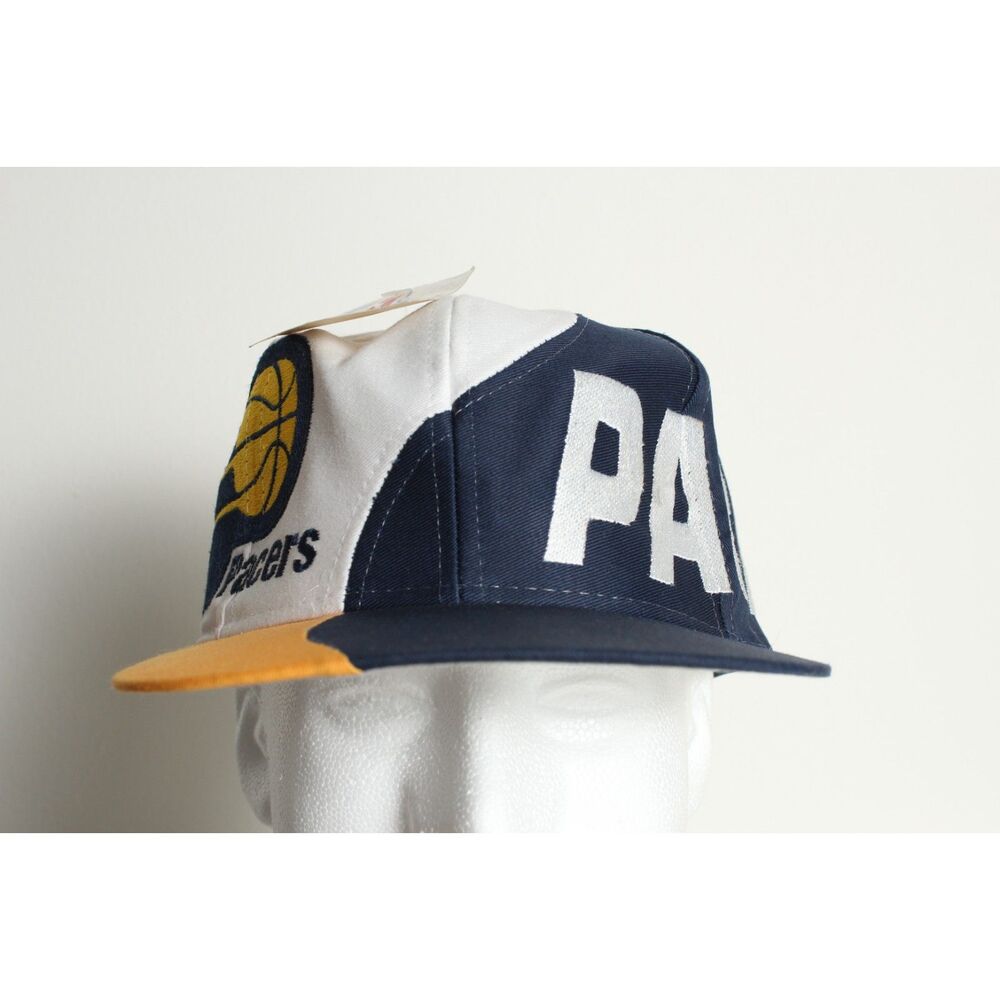 Rare Vintage 90's Indiana Pacers Official Licensed NBA Snapback Hat With Tags